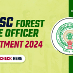 APPSC Forest Range Officer Recruitment 2024 Apply online for 37 FRO Posts Eligibility and Other Details
